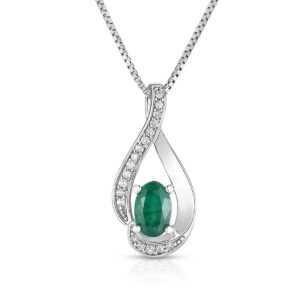 ENDLESS TIME MAY BIRTHSTONE PENDANT